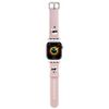 Karl Lagerfeld Pasek KLAWLSLKCNP Apple Watch 42/44/45/49mm różowy/pink strap 3D Rubber Karl&Choupette Heads