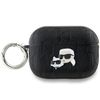 Karl Lagerfeld KLAP2PGKCPK AirPods Pro2 (2022/2023) cover czarny/black Monogram Karl & Choupette Head