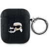 Karl Lagerfeld KLA2PGKCPK AirPods 1/2cover czarny/black Monogram Karl & Choupette Head