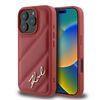 Karl Lagerfeld KLHCP16XPQDSMGR iPhone16 Pro Max 6.9" czerwony/red hardcase Quilted Signature