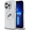 Karl Lagerfeld KLHMP14LHLSKCH iPhone Pro 6.1" biały/white hardcase IML Metal Karl&Choupette Head MagSafe