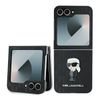 Karl Lagerfeld KLHCZF6SAPKINPK Z Flip6   F741 / Z Flip7 FE czarny/black Saffiano Monogram Ikonik Pin