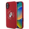 Karl Lagerfeld KLHMP16MSCMKCRHR iPhone 16 Plus 6.7" czerwony/red hardcase Silicone Karl&Choupette Ring MagSafe