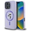 Karl Lagerfeld KLHMP16LSCMKCRHU iPhone 16 Pro 6.3" fioletowy/purple hardcase Silicone Karl&Choupette Ring MagSafe