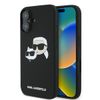 Karl Lagerfeld KLHMP16MSKCHPPLK iPhone 16 Plus 6.7" czarny/black hardcase Silicone Double Heads Print MagSafe