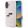 Karl Lagerfeld KLHMP16SSKCHPPLP iPhone16 6.1" różowy/pink hardcase Silicone Double Heads Print MagSafe
