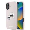 Karl Lagerfeld KLHMP16MSKCHPPLP iPhone 16 Plus 6.7" różowy/pink hardcase Silicone Double Heads Print MagSafe