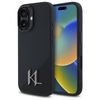 Karl Lagerfeld KLHMP16SSCMKMPCK iPhone   16 6.1" czarny/black hardcase Silicone Shadow Metal Initial MagSafe
