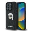 Karl Lagerfeld KLHCP16LPGKLKIPK iPhone 16 Pro 6.3" czarny/black hardcase Monogram Karl Head Pin