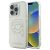 Karl Lagerfeld KLHCP16LHKHDCELT iPhone   16 Pro 6.3" przezroczysty/transparent hardcase IML Rhinestones Karl Head