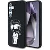 Etui Karl Lagerfeld Silicone Graffiti    Ikonik Printed Logo MagSafe do Samsung Galaxy S25 czarny