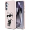 Etui Karl Lagerfeld Silicone Graffiti    Ikonik Printed Logo MagSafe do Samsung Galaxy S25 różowy