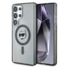 Etui Karl Lagerfeld Button Choupette Head Printed Logo MagSafe do Samsung Galaxy S25 Ultra czarny