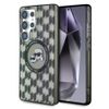Etui Karl Lagerfeld Button Karl & Choupette Heads On KL Pattern MagSafe do Samsung Galaxy S25 Ultra czarny
