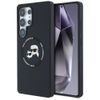 Etui Karl Lagerfeld Silicone Double Heads And Circle MagSafe do Samsung Galaxy S25 Ultra czarny