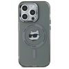 Karl Lagerfeld KLHMP15XHLSCHK iPhone 15  Pro Max 6.7" czarny/black hardcase IML Metal Choupette Head MagSafe