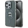 Karl Lagerfeld KLHMP15XHLSKIK iPhone 15  Pro Max 6.7" czarny/black hardcase IML Metal Karl Head MagSafe