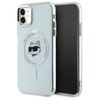 Karl Lagerfeld KLHMN61HLSCHH iPhone 11   / Xr 6.1" biały/white hardcase IML Metal Choupette Head MagSafe