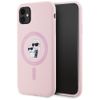 Etui Karl Lagerfeld Silicone             Karl&Choupette MagSafe do iPhone 11 różowy