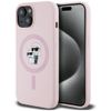 Etui Karl Lagerfeld Silicone             Karl&Choupette MagSafe do iPhone 15 Plus różowy