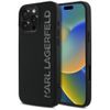 Etui Karl Lagerfeld HC 3D Rubber Elongated Glitter do iPhone 16 Pro Max czarny