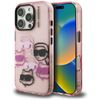 Etui Karl Lagerfeld IML Multi K&C Head   Pattern do iPhone 16 Pro różowy