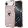 Etui Karl Lagerfeld IML Choupette Head   Logo MagSafe do iPhone Air różowy