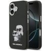Etui Karl Lagerfeld IML Aquarelle Karl   & Choupette & Logo MagSafe do iPhone 17 czarny