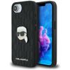 Etui Karl Lagerfeld Monogram Karl Head   Pin do iPhone 16e / 17e czarny