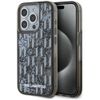 Etui Karl Lagerfeld Liquide Glitter      Monogram Gradient do iPhone 15 Pro czarny