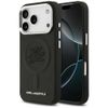 Etui Karl Lagerfeld Initial & Metal Logo MagSafe do iPhone 17 Pro czarny