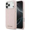 Etui Karl Lagerfeld FW Stamped Karl      MagSafe do iPhone 17 Pro Max różowy