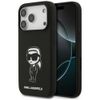 Etui Karl Lagerfeld Silicone Karl Sketch & Logo MagSafe do iPhone 17 Pro czarny