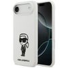 Etui Karl Lagerfeld Silicone Karl Sketch & Logo MagSafe do iPhone Air biały