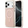 Etui Karl Lagerfeld IML Karl RSG Logo    MagSafe do iPhone 17 Pro Max różowy