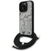 Etui Karl Lagerfeld Crossbody Grained    Pattern & Logo do iPhone 16 Pro szary