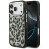Etui Karl Lagerfeld IML Leopard Pattern  MagSafe do iPhone 17 Pro brązowy