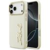 Etui Karl Lagerfeld Karl Script Logo do  iPhone 17 Pro Max beżowy