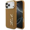 Etui Karl Lagerfeld Karl Script Logo do  iPhone 17 Pro Max brązowy