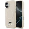 Etui Karl Lagerfeld Karl & Choupette     Pins MagSafe do iPhone 17 beżowy