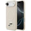 Etui Karl Lagerfeld Karl & Choupette     Pins MagSafe do iPhone Air beżowy