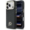 Etui Karl Lagerfeld Croco KL Script Logo MagSafe do iPhone 17 Pro Max czarny