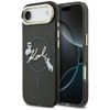Etui Karl Lagerfeld IML Choupettes Karl  Script Logo MagSafe do iPhone Air czarny