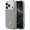 Etui Karl Lagerfeld Karl & Choupette     Head Pins Saffiano MagSafe do iPhone 17 Pro szary