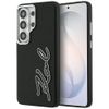 Etui Karl Lagerfeld Grained Signature Metal Resin Logo do Samsung Galaxy S26 Ultra czarny