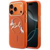 Etui Karl Lagerfeld IML Choupettes Karl  Script Logo MagSafe do iPhone 17 Pro pomarańczowy