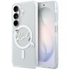 Etui Karl Lagerfeld IML KC Script MagSafe do Samsung Galaxy S26 przezroczysty