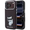 Etui Karl Lagerfeld Smooth Choupette Sketch MagSafe do iPhone 18 Pro / 17 Pro burgundowy
