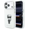 Etui Karl Lagerfeld IML Ikonik Sketch Print MagSafe do iPhone 18 Pro / 17 Pro beżowy