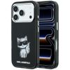 Etui Karl Lagerfeld IML Choupette Body Sketch Print MagSafe do iPhone 18 Pro / 17 Pro czarny
